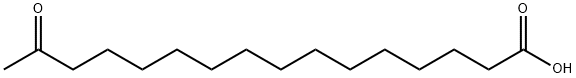 15-Ketopalmitic acid Structure