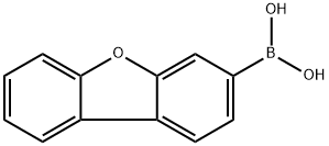 ジベンゾフラン-3-イルボロン酸 化学構造式