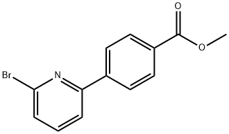 methyl 4-(6-bromopyridin-2-yl)benzoate 结构式