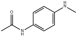N-[4-(甲基氨基)苯基]乙酰胺 结构式