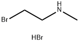 N-甲基-N-(2-溴乙基)胺氢溴酸盐,40052-63-9,结构式