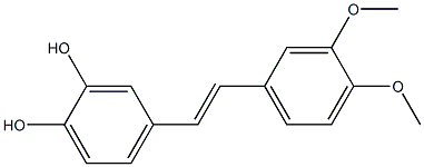 4-(3,4-dimethoxystyryl)benzene-1,2-diol,40189-36-4,结构式