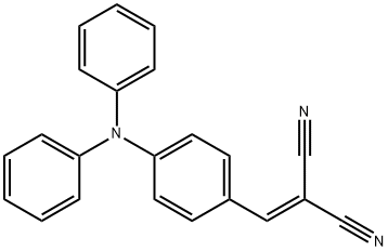 2-(4-(二苯基氨基)苯亚甲基)丙二腈 结构式