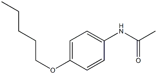 N-[4-(戊氧基)苯基]乙酰胺,41240-76-0,结构式