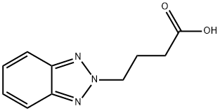 4-(2H-苯并[D][1,2,3]三唑-2-基)丁酸 结构式