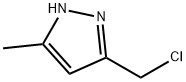 3-(chloromethyl)-5-methyl-1H-pyrazole Structure