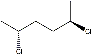 2,5-dichlorohexane, (R*,R*)-(- Structure