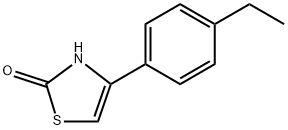 4-(4-ethylphenyl)thiazol-2(3H)-one Structure