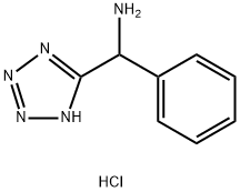 苯基(1H-1,2,3,4-四唑-5-基)甲胺盐酸盐, 437768-48-4, 结构式