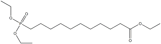 11-(Diethylphosphono)undecanoic acid ethyl ester 结构式