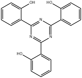 Phenol, 2,2',2''-(1,3,5-triazine-2,4,6-triyl)tris- Struktur
