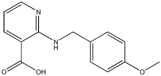 2-{[(4-methoxyphenyl)methyl]amino}pyridine-3-carboxylic acid Structure
