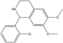 1-(2-chlorophenyl)-6,7-dimethoxy-1,2,3,4-tetrahydroisoquinoline|