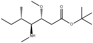 (3R,4S,5S)-tert-butyl3-methoxy-5-methyl-4-(methylamino)heptanoatehydrochloride Structure