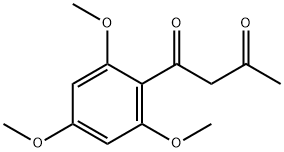 1,3-Butanedione, 1-(2,4,6-trimethoxyphenyl)- Structure