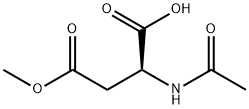 (2S)-2-乙酰氨基-4-甲氧基-4-氧代丁酸,4910-43-4,结构式