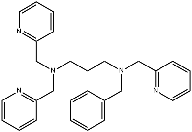 1,3-Propanediamine, N-(phenylmethyl)-N,N',N'-tris(2-pyridinylmethyl)- Structure
