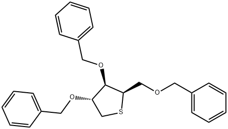 (2S,3S,4S)-3,4-bis(benzyloxy)-2-((benzyloxy)methyl)tetrahydrothiophene,495387-54-7,结构式