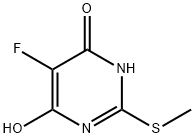 4(3H)-Pyrimidinone, 5-fluoro-6-hydroxy-2-(methylthio)-