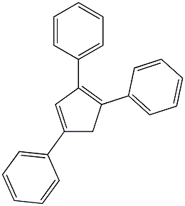 (3,4-diphenylcyclopenta-1,3-dien-1-yl)benzene Struktur
