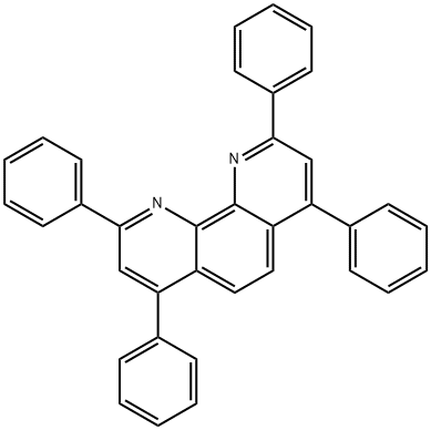 2,4,7,9-四苯基-1,10-菲啰啉,51786-73-3,结构式