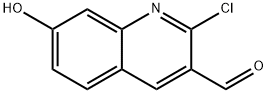 2-氯-7-羟基喹啉-3-甲醛, 519018-42-9, 结构式