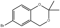 6-溴-2,2-二甲基-4H-1,3-苯并二噁英 结构式