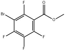 Methyl 3-bromo-2,4,5,6-tetrafluorobenzoate 化学構造式