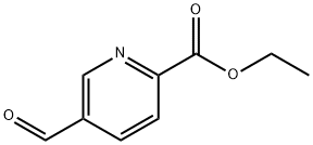 2-Pyridinecarboxylic acid, 5-formyl-, ethyl ester Structure