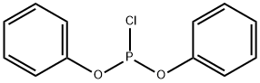 Diphenyl phosphorochloridite Struktur
