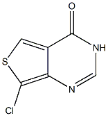 7-chloro-3H,4H-thieno[3,4-d]pyrimidin-4-one Struktur
