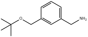 {3-[(tert-butoxy)methyl]phenyl}methanamine Struktur