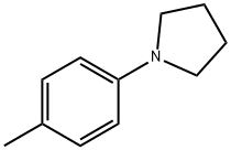 Pyrrolidine, 1-(4-Methylphenyl)- Struktur