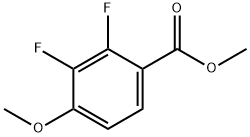 Methyl 2,3-difluoro-4-methoxybenzoate Struktur
