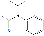 N-isopropyl-N-phenylacetamide 化学構造式