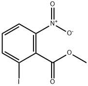 2-Iodo-6-nitro-benzoic acid methyl ester 化学構造式