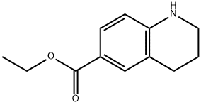 乙基 1,2,3,4-四氢喹啉-6-甲酸基酯, 5570-85-4, 结构式