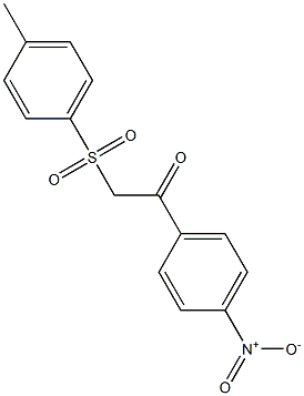 Ethanone, 2-[(4-methylphenyl)sulfonyl]-1-(4-nitrophenyl)- Struktur