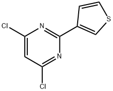 4,6-Dichloro-2-(3-thienyl)pyrimidine Structure