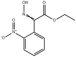 hydroxyimino-(2-nitro-phenyl)-acetic acid ethyl ester Structure