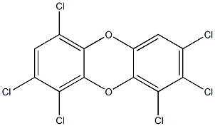 1,3,4,6,7,8-Hexachlorodibenzo-p-dioxin Structure