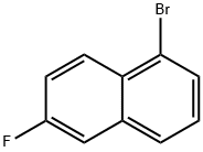 1-Bromo-6-fluoronaphthalene,59079-74-2,结构式