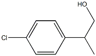 Benzeneethanol, 4-chloro-b-methyl- 化学構造式