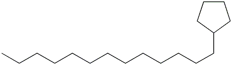 トリデシルシクロペンタン 化学構造式