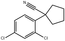 1-(2,4-dichlorophenyl)cyclopentane-1-carbonitrile Structure