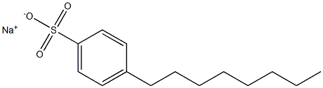 4-辛基苯磺酸钠, 614-93-7, 结构式