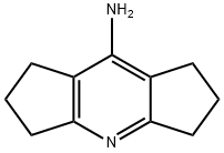 Dicyclopenta(b,e)pyridine, 1,2,3,5,6,7-hexahydro-8-amino-, hydrate Structure
