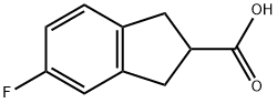5-氟-2,3-二氢-1H-茚-2-羧酸,628732-07-0,结构式