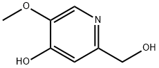 2-(羟甲基)-5-甲氧基吡啶-4-醇, 62885-42-1, 结构式