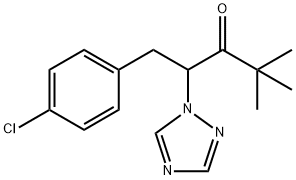 1-(4-氯苯基)-4,4-二甲基-2-(1,2,4-三唑-1-基)戊三-3-酮,63190-87-4,结构式